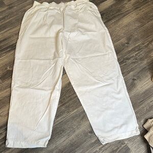 Cabin Creek White Straight Leg Pants
